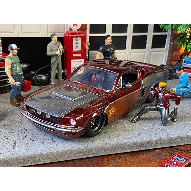 Jada　マーベル　ガーディアンズ・オブ・ギャラクシー　1967年シェルビー　GT-500　ミニカー　1/24　（スターロード付き） | 
