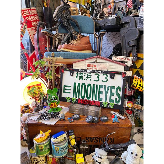 ラットフィンク　フェイスロゴ　ライセンスフレーム　ブラック　（日本のナンプレ用サイズ）　単品　■　アメリカン雑貨　アメリカ雑貨 | RAT FINK | 04