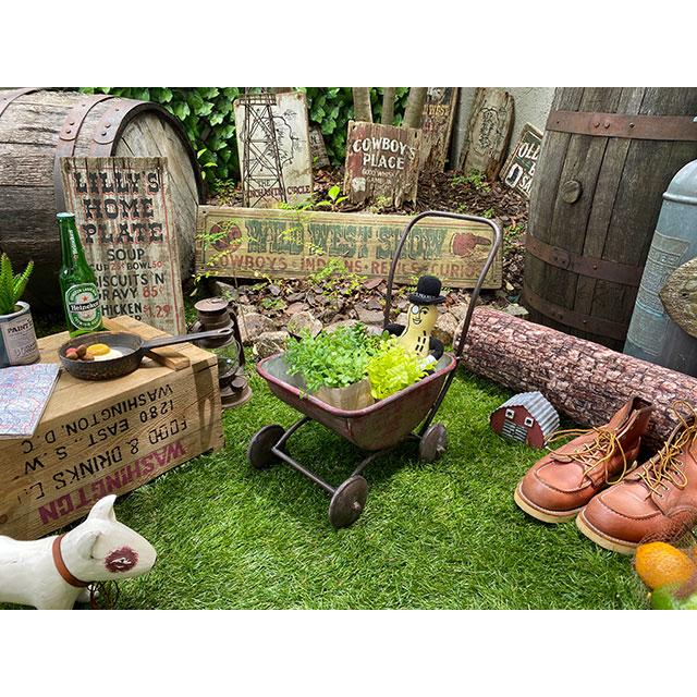 ヴィンテージ　スチールカート　フラワーワゴン ■ アメリカン雑貨 アメリカ雑貨 |  | 01