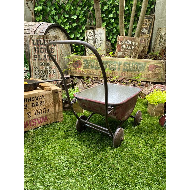 ヴィンテージ　スチールカート　フラワーワゴン ■ アメリカン雑貨 アメリカ雑貨 |  | 07
