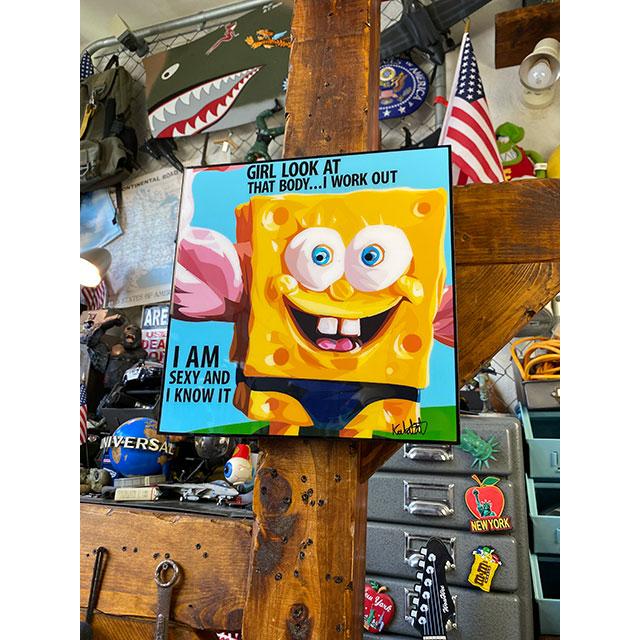 スポンジ・ボブ　ポップアートフレーム ■ アメリカン雑貨 アメリカ雑貨 |  | 06