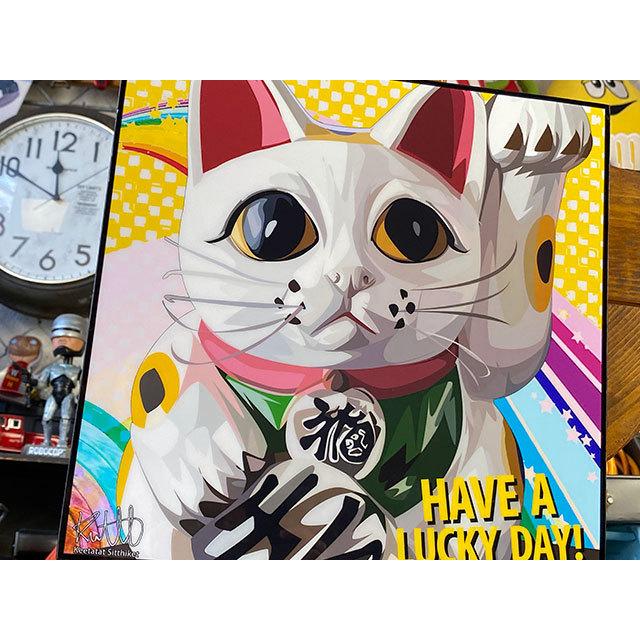 招き猫　ポップアートフレーム　商売繁盛　千客万来 ■ アメリカン雑貨 アメリカ雑貨 |  | 02