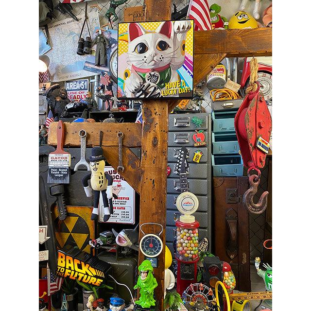 招き猫　ポップアートフレーム　商売繁盛　千客万来 ■ アメリカン雑貨 アメリカ雑貨 |  | 03