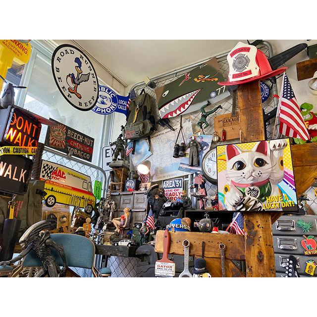 招き猫　ポップアートフレーム　商売繁盛　千客万来 ■ アメリカン雑貨 アメリカ雑貨 |  | 04