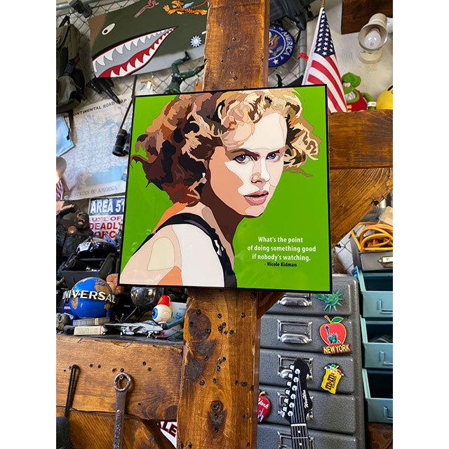 ニコール・キッドマン　ポップアートフレーム ■ アメリカン雑貨 アメリカ雑貨 |  | 06