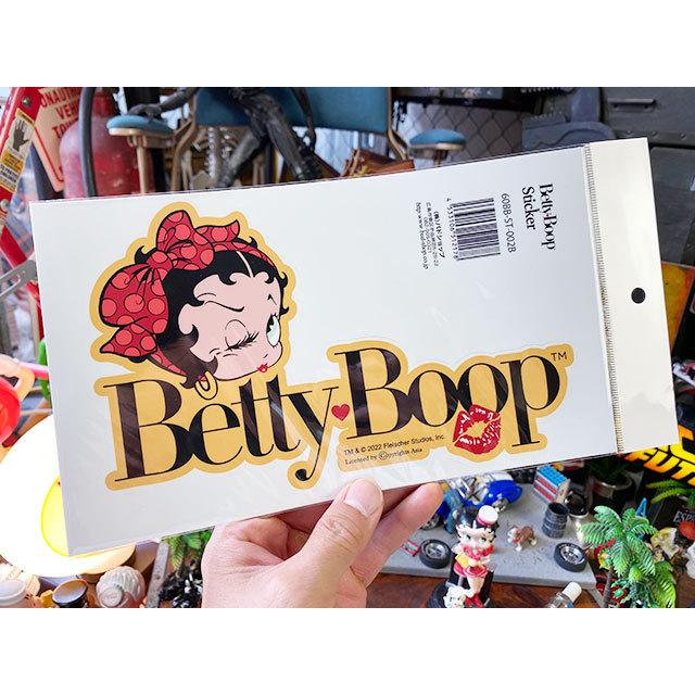 ベティ・ブープ　ラージサイズ・ダイカットステッカー　（デザインB）　■　アメリカン雑貨　アメリカ雑貨 | 