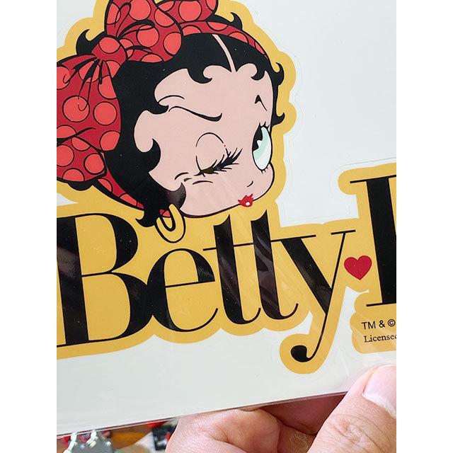 ベティ・ブープ　ラージサイズ・ダイカットステッカー　（デザインB）　■　アメリカン雑貨　アメリカ雑貨 |  | 01