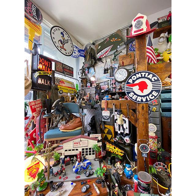 ポンティアック　ラウンド型ブリキ看板　（ヴィンテージロゴ）　■　アメリカン雑貨　アメリカ雑貨 |  | 04