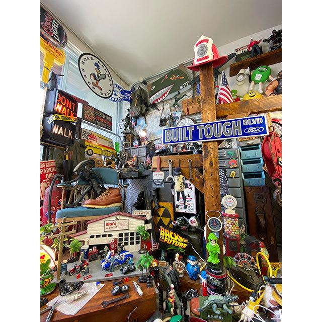 フォード　ストリートサイン　（BUILT TOUGH BLVD）　フォードブルー　■　アメリカン雑貨　アメリカ雑貨 |  | 05