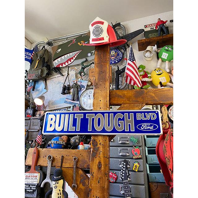フォード　ストリートサイン　（BUILT TOUGH BLVD）　フォードブルー　■　アメリカン雑貨　アメリカ雑貨 |  | 06