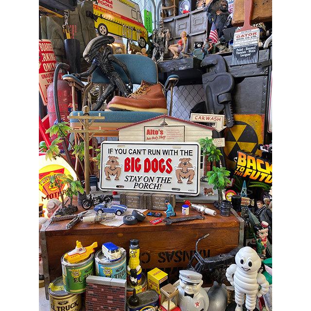 「猛犬注意！」　ライセンスプレート　（BIG DOGS）　■　アメリカン雑貨　アメリカ雑貨 |  | 02