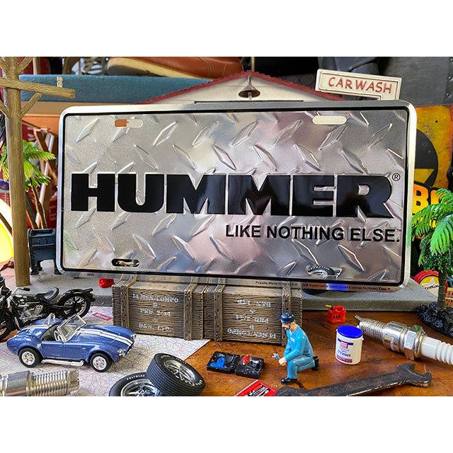 ハマー　ライセンスプレート　（鉄板模様）　■　アメリカン雑貨　アメリカ雑貨 | 