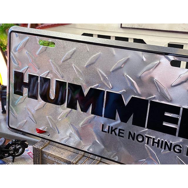 ハマー　ライセンスプレート　（鉄板模様）　■　アメリカン雑貨　アメリカ雑貨 |  | 01