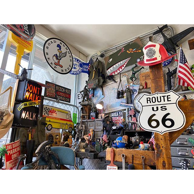 ルート66　ロードサイン型ブリキ看板　（U.S.ROUTE66）　■　アメリカン雑貨　アメリカ雑貨 |  | 02