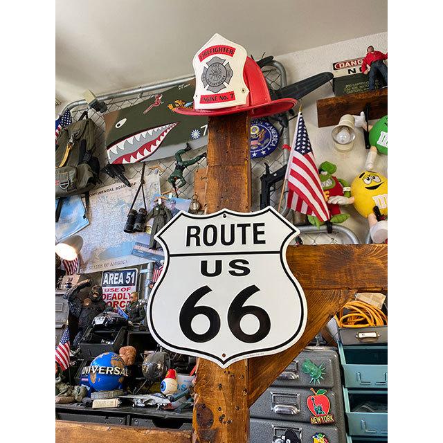 ルート66　ロードサイン型ブリキ看板　（U.S.ROUTE66）　■　アメリカン雑貨　アメリカ雑貨 |  | 04