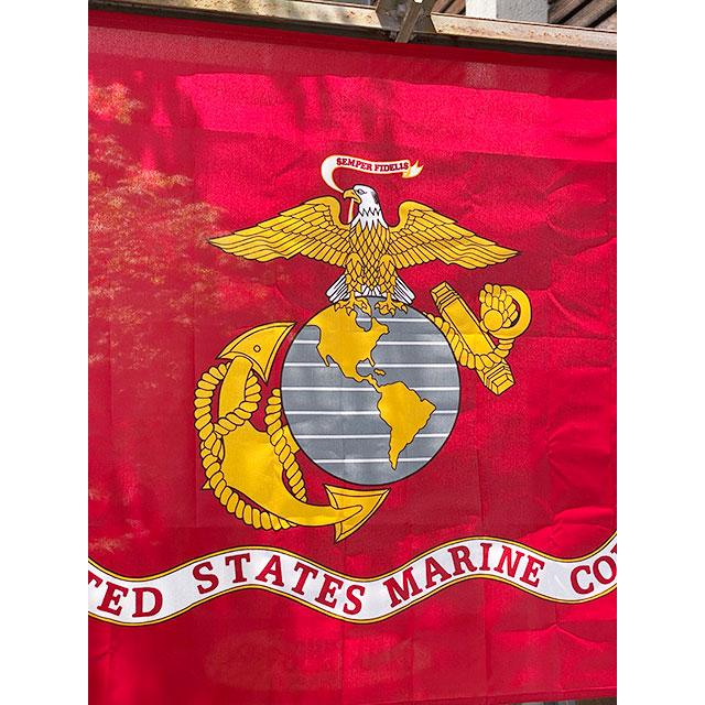 U.S.マリーン　ミリタリーフラッグ　DXバージョン　150cm×84cm ■ アメリカン雑貨 アメリカ雑貨 |  | 01
