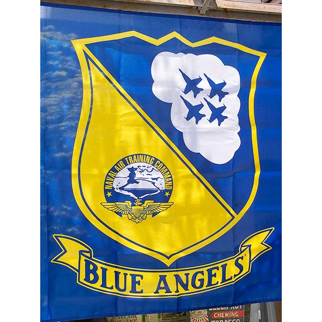 U.S.ネイビー　ブルーエンジェルス　ミリタリーフラッグ ■ アメリカン雑貨 アメリカ雑貨 |  | 01