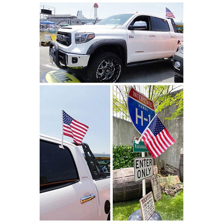 星条旗　カーフラッグ　40cm×31cm ■ アメリカン雑貨 アメリカ雑貨 |  | 01