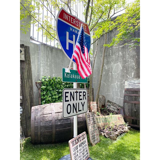 星条旗　カーフラッグ　デラックスタイプ　二重フラッグ　45cm×29cm ■ アメリカ雑貨 アメリカン雑貨 |  | 06