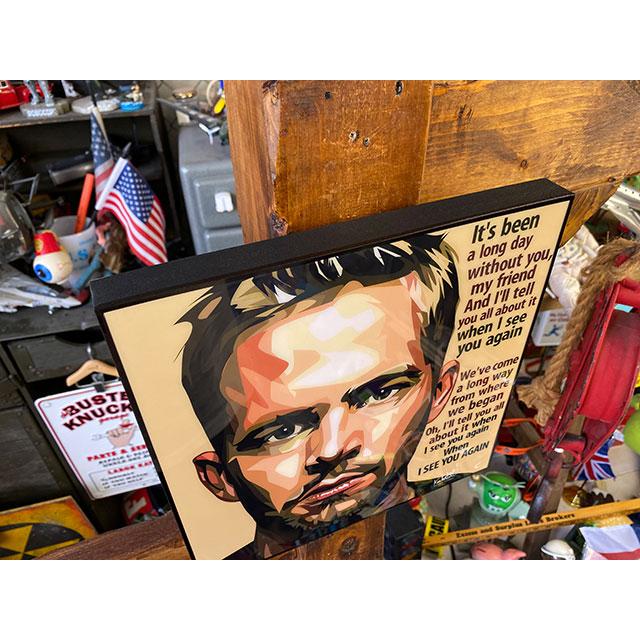 ポール・ウォーカー ポップアートフレーム （カラー） 映画