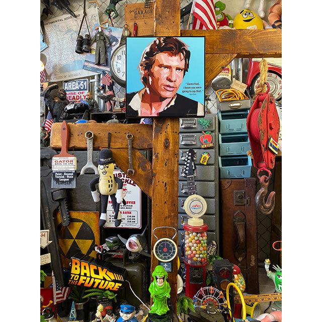 映画　スターウォーズ　ハン・ソロ　ハリソン・フォード　ポップアートフレーム ■ アメリカン雑貨 アメリカ雑貨 |  | 03