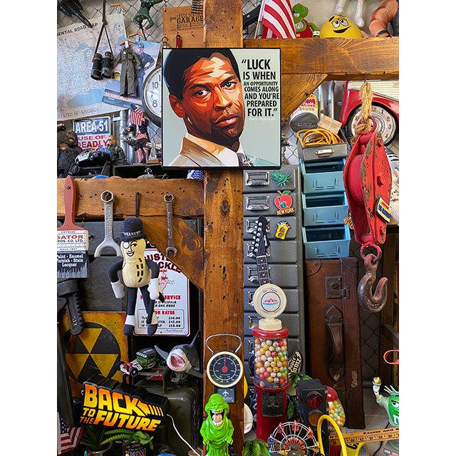 デンゼル・ワシントン　ポップアートフレーム ■ アメリカン雑貨 アメリカ雑貨 |  | 03