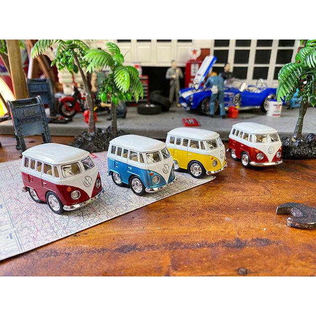ファニーワーゲンバス　ダイキャストミニカー　（4台セット）　■　アメリカン雑貨　アメリカ雑貨 | 