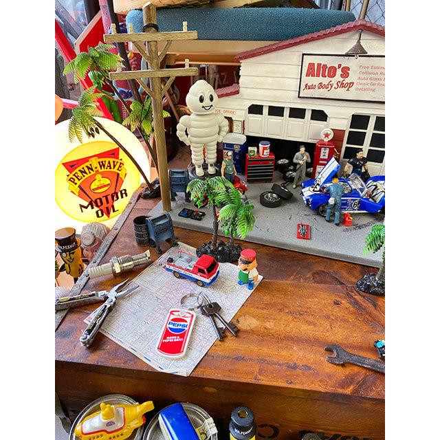 ペプシ　ラバーキーホルダー　（60年代ロゴ/缶）　MADE IN U.S.A.　■　アメリカン雑貨　アメリカ雑貨 |  | 02