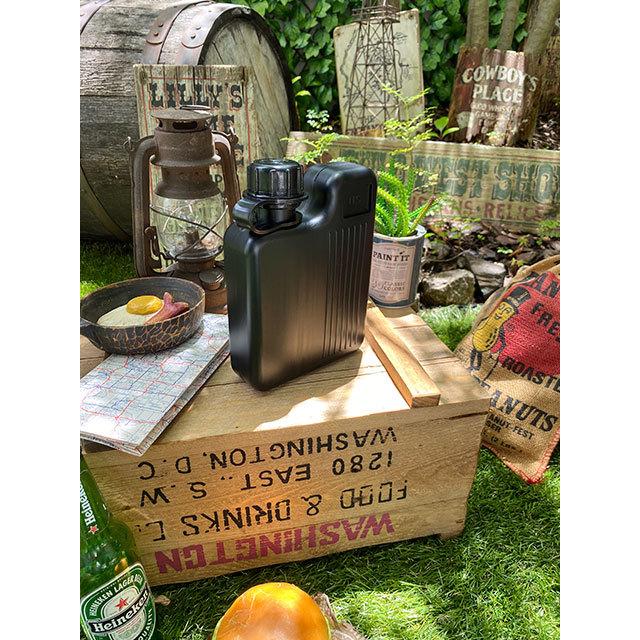 HAYES　ヘイズ　バックパッカーカンティーン　1000ml（ブラック）水筒　U.S.アーミー　ウォーターボトル　MADE IN U.S.A. ■ アメリカン雑貨 ウォータータンク |  | 07