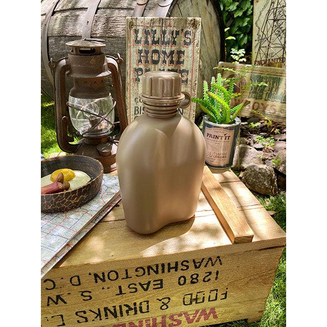 HAYES ヘイズ　1QT　カンティーン　950ml（コヨーテ）水筒　ウォーターボトル　米軍納入品　MADE IN U.S.A. ■ アメリカン雑貨 ウォータータンク 爆買 |  | 04