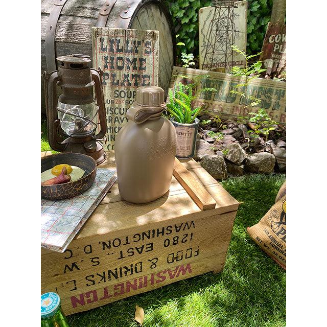 HAYES ヘイズ　1QT　カンティーン　950ml（コヨーテ）水筒　ウォーターボトル　米軍納入品　MADE IN U.S.A. ■ アメリカン雑貨 ウォータータンク 爆買 |  | 08