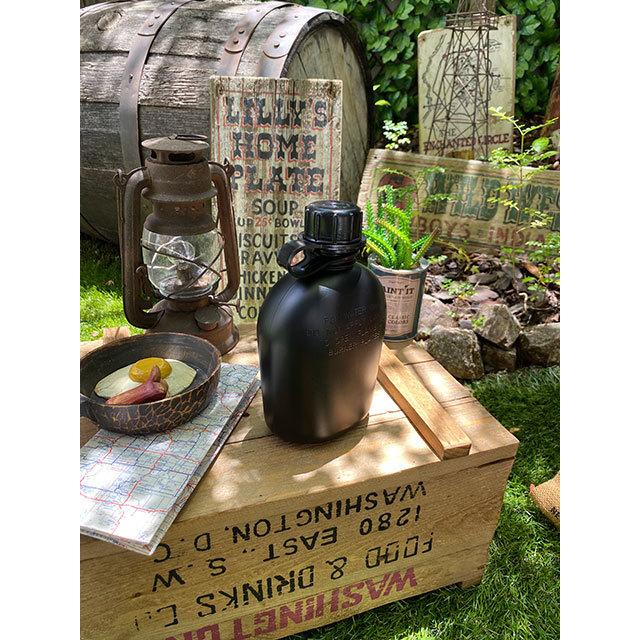 HAYES ヘイズ　1QT　カンティーン　950ml（ブラック）水筒　ウォーターボトル　米軍納入品　MADE IN U.S.A. ■ アメリカン雑貨 ウォータータンク 爆買 |  | 08