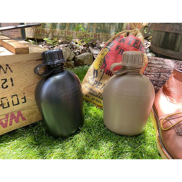 HAYES ヘイズ　1QT　カンティーン　950ml（サンド＆ブラックの2個セット）水筒　ウォーターボトル　MADE IN U.S.A. ■ アメリカン雑貨 ウォータータンク 爆買 | 