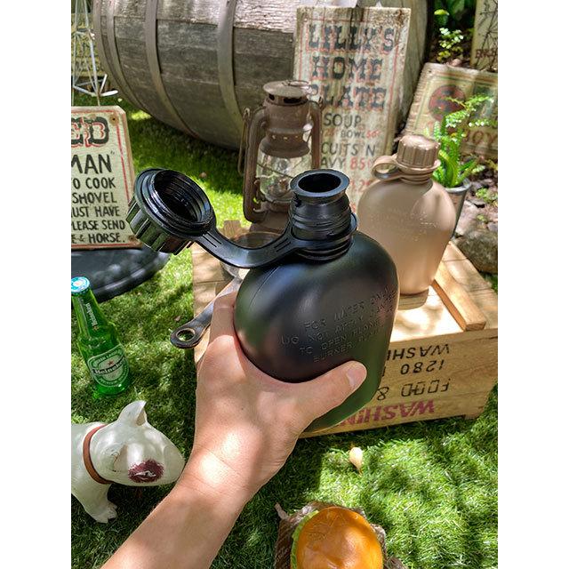 HAYES ヘイズ　1QT　カンティーン　950ml（サンド＆ブラックの2個セット）水筒　ウォーターボトル　MADE IN U.S.A. ■ アメリカン雑貨 ウォータータンク 爆買 |  | 04