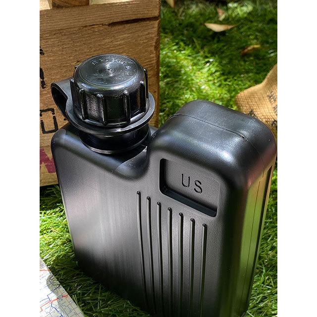 HAYES ヘイズ　1QTカンティーン950mlとバックパッカーカンティーン1000mlの2個セット（ブラック）水筒　MADE IN U.S.A. ■ アメリカン雑貨 ウォータータンク |  | 03
