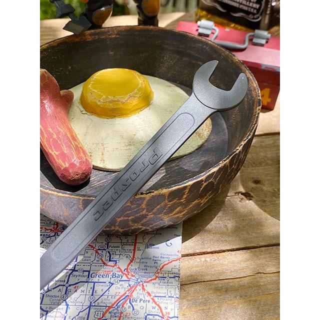 スパナスプーン　ブラック　（Lサイズ）　単品　日本製　新潟県燕市　製作工房武田　向井理さん主演のドラマ「ハングリー」に登場 |  | 01