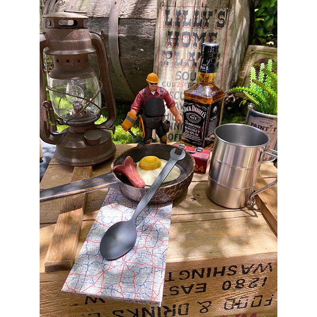 スパナスプーン　ブラック　（Lサイズ）　単品　日本製　新潟県燕市　製作工房武田　向井理さん主演のドラマ「ハングリー」に登場 |  | 03