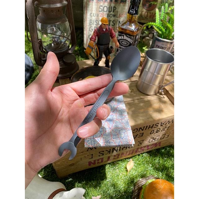 スパナスプーン　ブラック　（Lサイズ）　単品　日本製　新潟県燕市　製作工房武田　向井理さん主演のドラマ「ハングリー」に登場 |  | 06