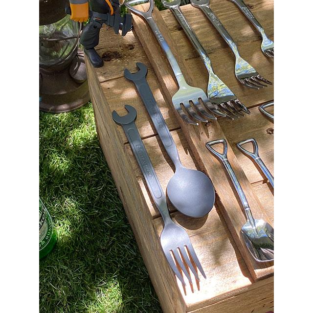 スパナスプーン　ブラック　（Lサイズ）　単品　日本製　新潟県燕市　製作工房武田　向井理さん主演のドラマ「ハングリー」に登場 |  | 09