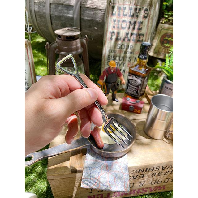 スコップフォーク　（Mサイズ）　単品　日本製　新潟県燕市　製作工房武田　向井理さん主演のドラマ「ハングリー」に登場 |  | 02