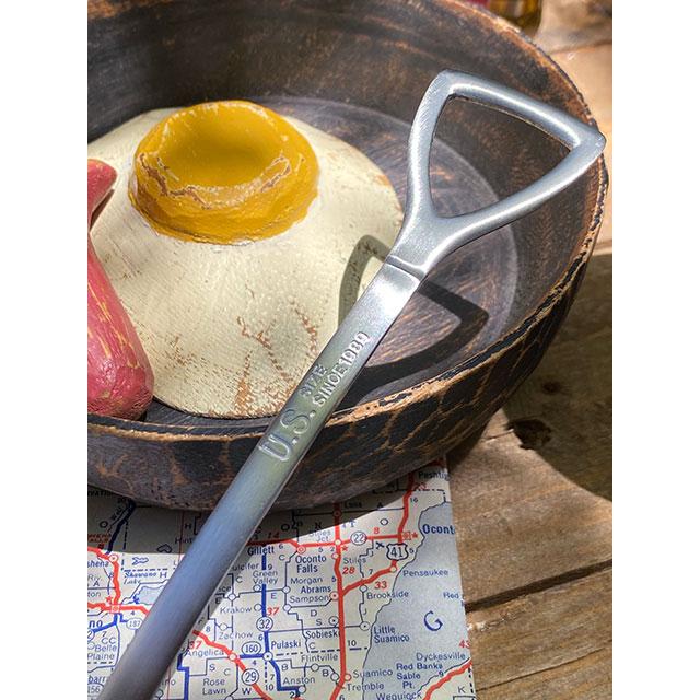 U.S.　SIZE　スコップスプーン　つや消し仕上げ　（Lサイズ）　単品　日本製　燕市　製作工房武田　向井理　ドラマ「ハングリー」 |  | 01