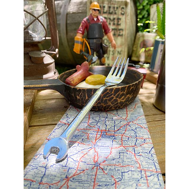 スパナフォーク　（Mサイズ）　単品　日本製　新潟県燕市　製作工房武田　プロスペック　PROSPEC　■　アメリカン雑貨　アメリカ雑貨 |  | 07