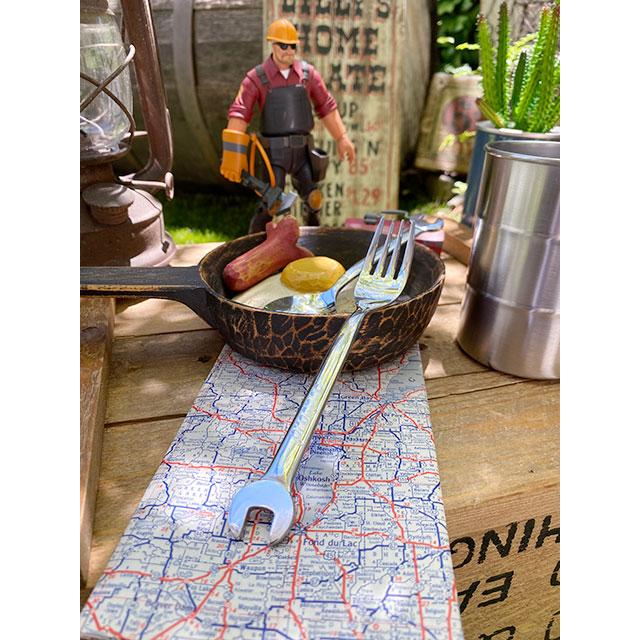 スパナスプーンとスパナフォーク　（Lサイズ2本セット）　日本製　新潟県燕市　製作工房武田　プロスペック　PROSPEC |  | 04