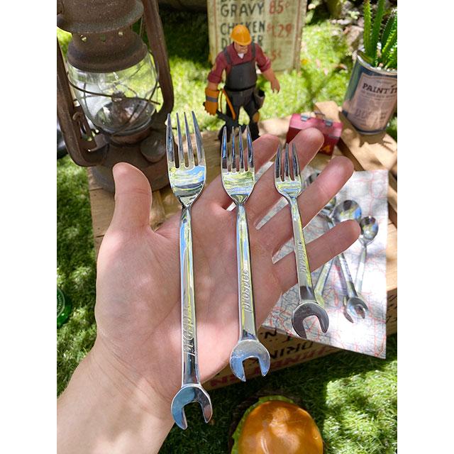 スパナスプーン＆スパナフォーク　（各3サイズ　合計6本セット）　日本製　新潟県燕市　製作工房武田　プロスペック　PROSPEC |  | 08