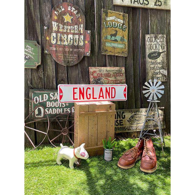 イングランド　エナメルストリートサイン　イギリス製ホーロー看板 ■ アメリカン雑貨 アメリカ雑貨 |  | 02