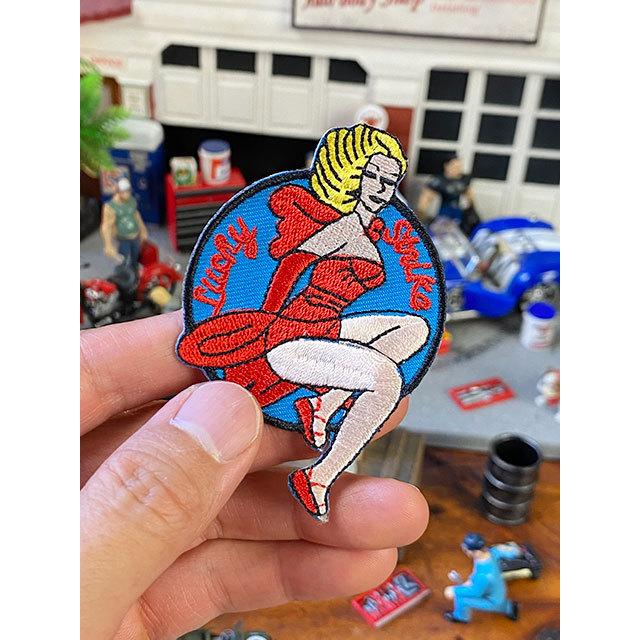 ノーズアート　ピンナップガール　ミリタリーワッペン　（ラッキーストライク）　■　アメリカン雑貨　アメリカ雑貨 |  | 02