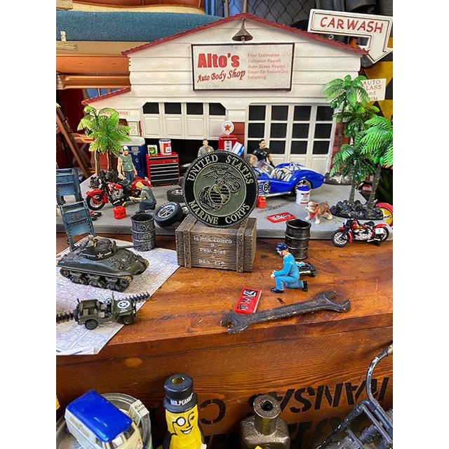 U.S.マリーン　野戦用ミリタリーワッペン　（ラウンド2）　■　アメリカン雑貨　アメリカ雑貨 |  | 01