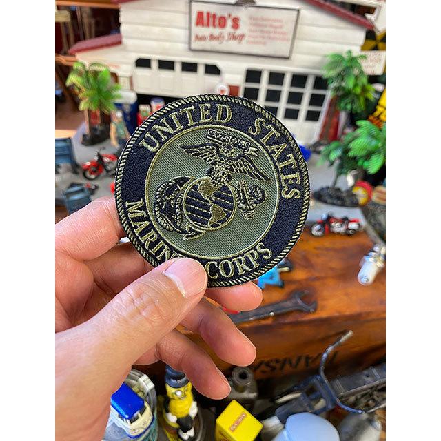 U.S.マリーン　野戦用ミリタリーワッペン　（ラウンド2）　■　アメリカン雑貨　アメリカ雑貨 |  | 02