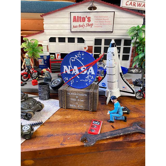 NASA　アメリカ航空宇宙局オフィシャル　ロゴワッペン　（ミートボール）　■　アメリカン雑貨　アメリカ雑貨 |  | 01