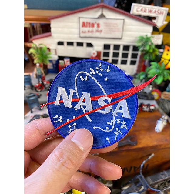 NASA　アメリカ航空宇宙局オフィシャル　ロゴワッペン　（ミートボール）　■　アメリカン雑貨　アメリカ雑貨 |  | 02